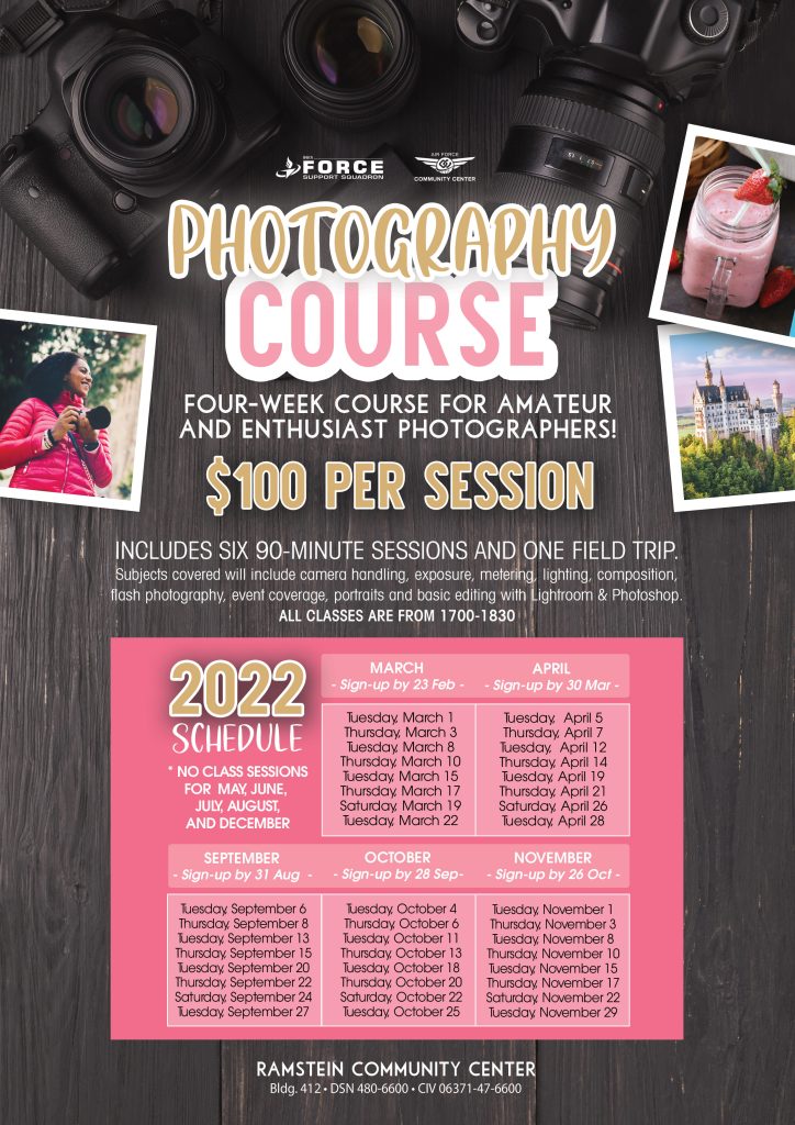 2022 Photography Classes
