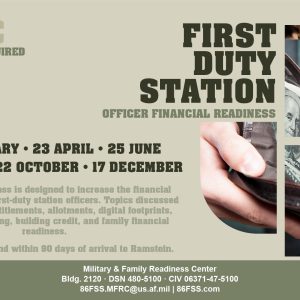 First Duty Station Officer Financial Readiness