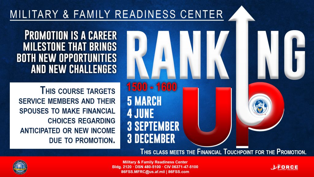 Ranking Up - Military and Family Readiness Center