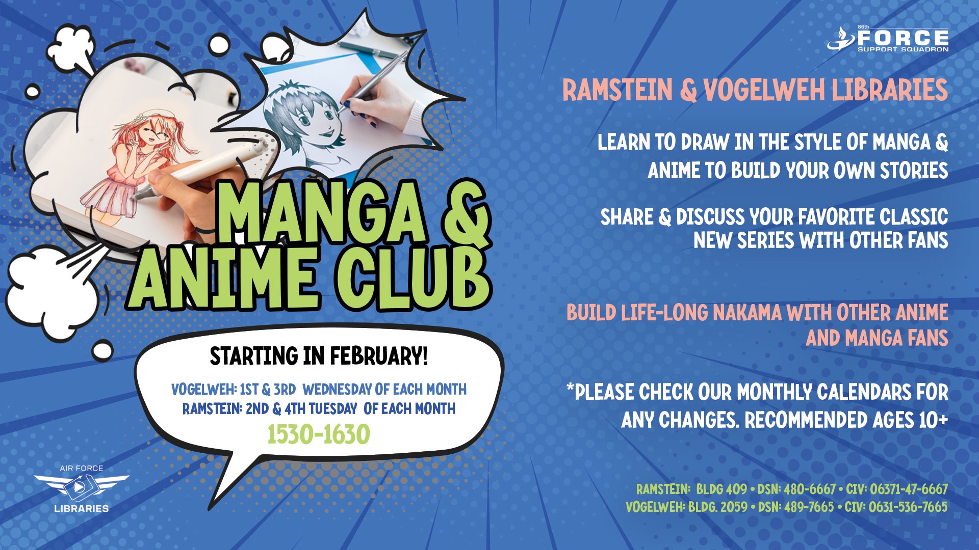 Manga and Anime Club | 86 FSS | Ramstein Air Base